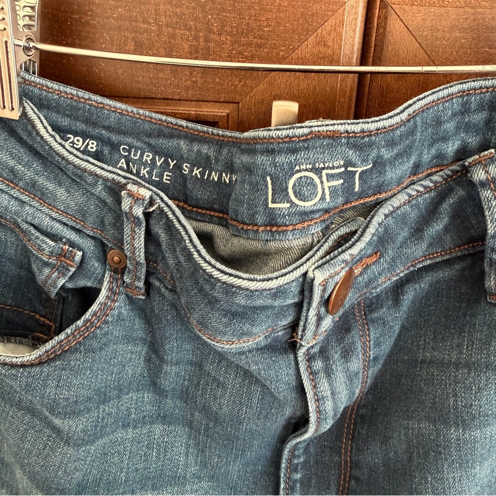 LOFT High Rise Denim Jeans - Picture 2 of 4